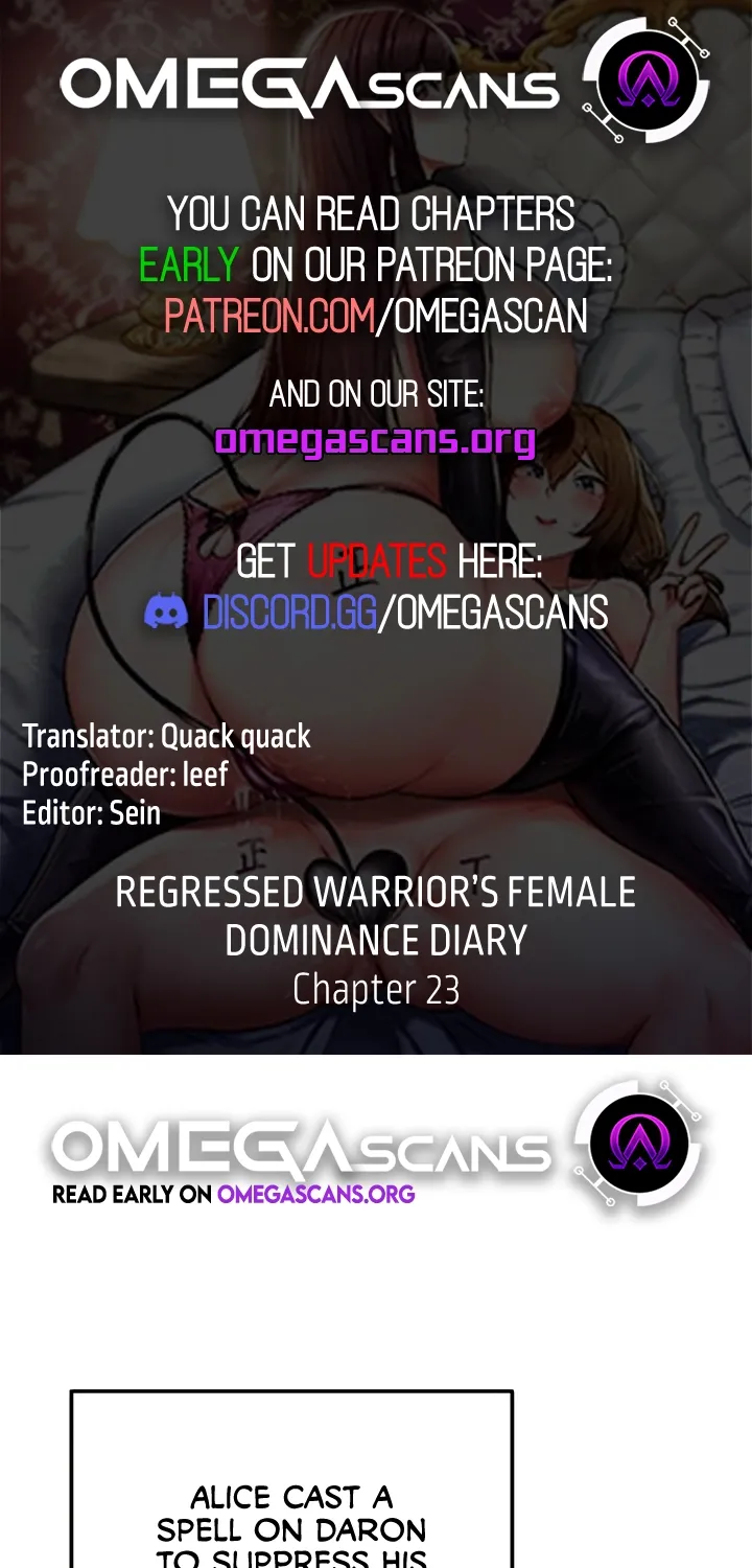 Regressed Warriors Female Dominance Diary - Chapter 23 - Page 1