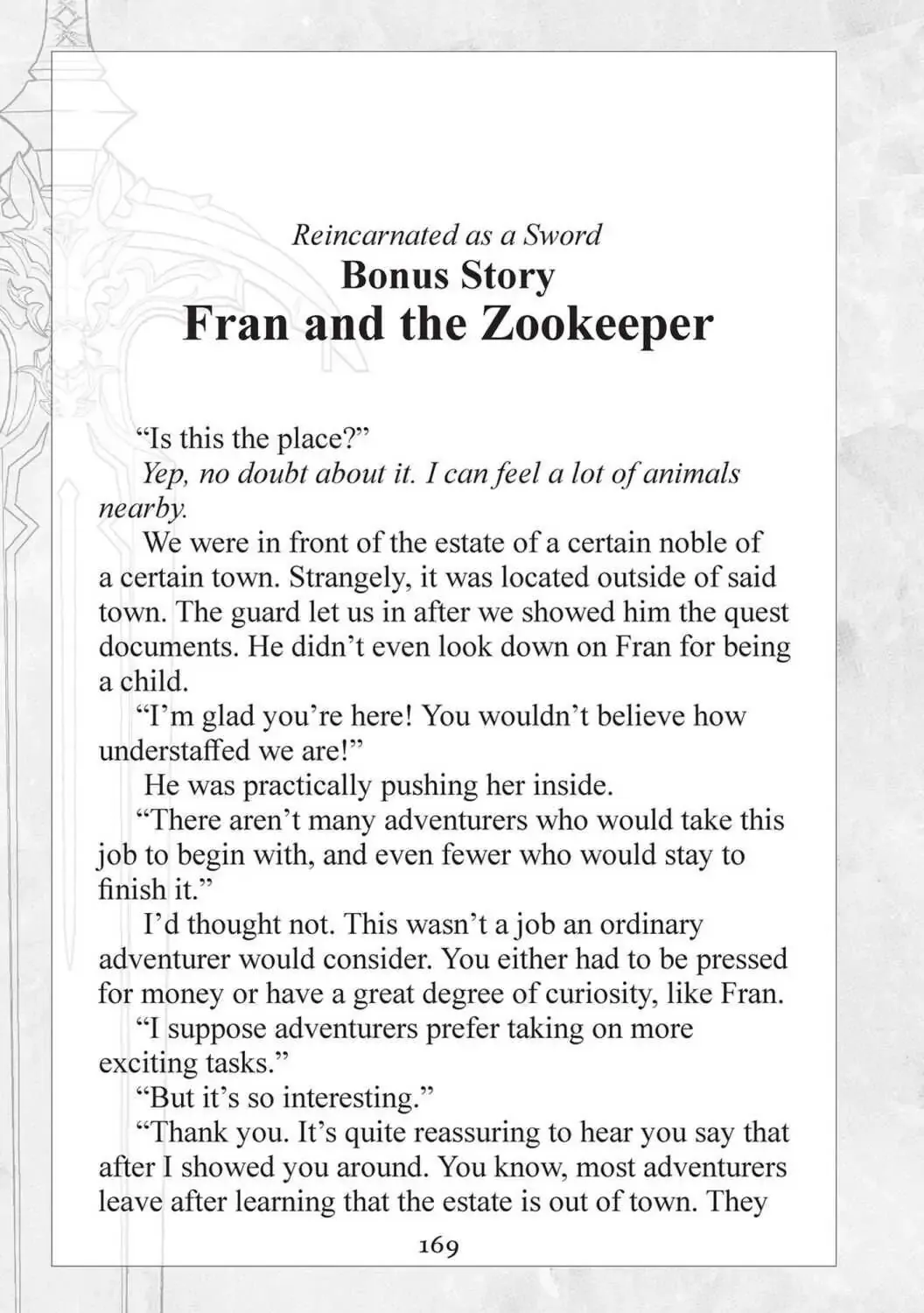 Reincarnated As A Sword - Chapter 27.5 - Page 1