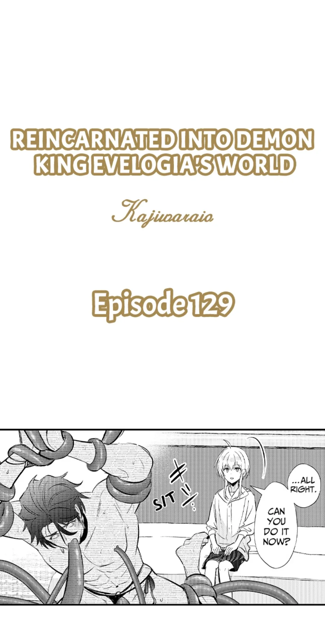 Reincarnated into Demon King Evelogia's World - Chapter 129 - Page 1