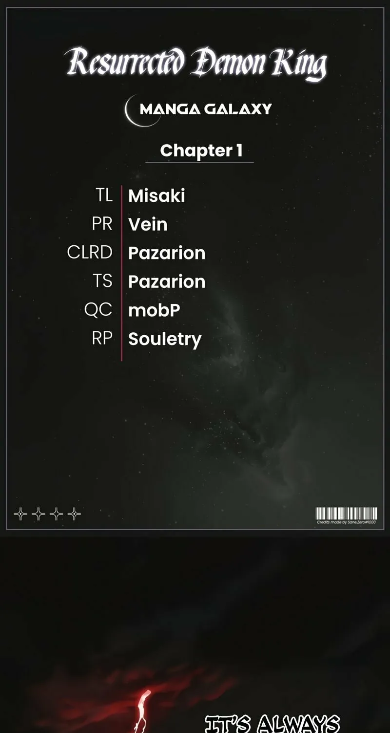 Resurrected Demon King (Colored) - Chapter 1 - Page 1