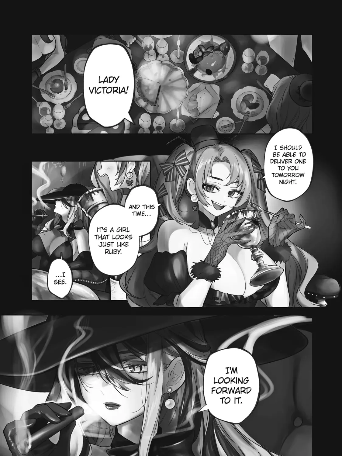 Ruby on the Cake: Hitokui Majo no Bansankai - Chapter 6 - Page 1