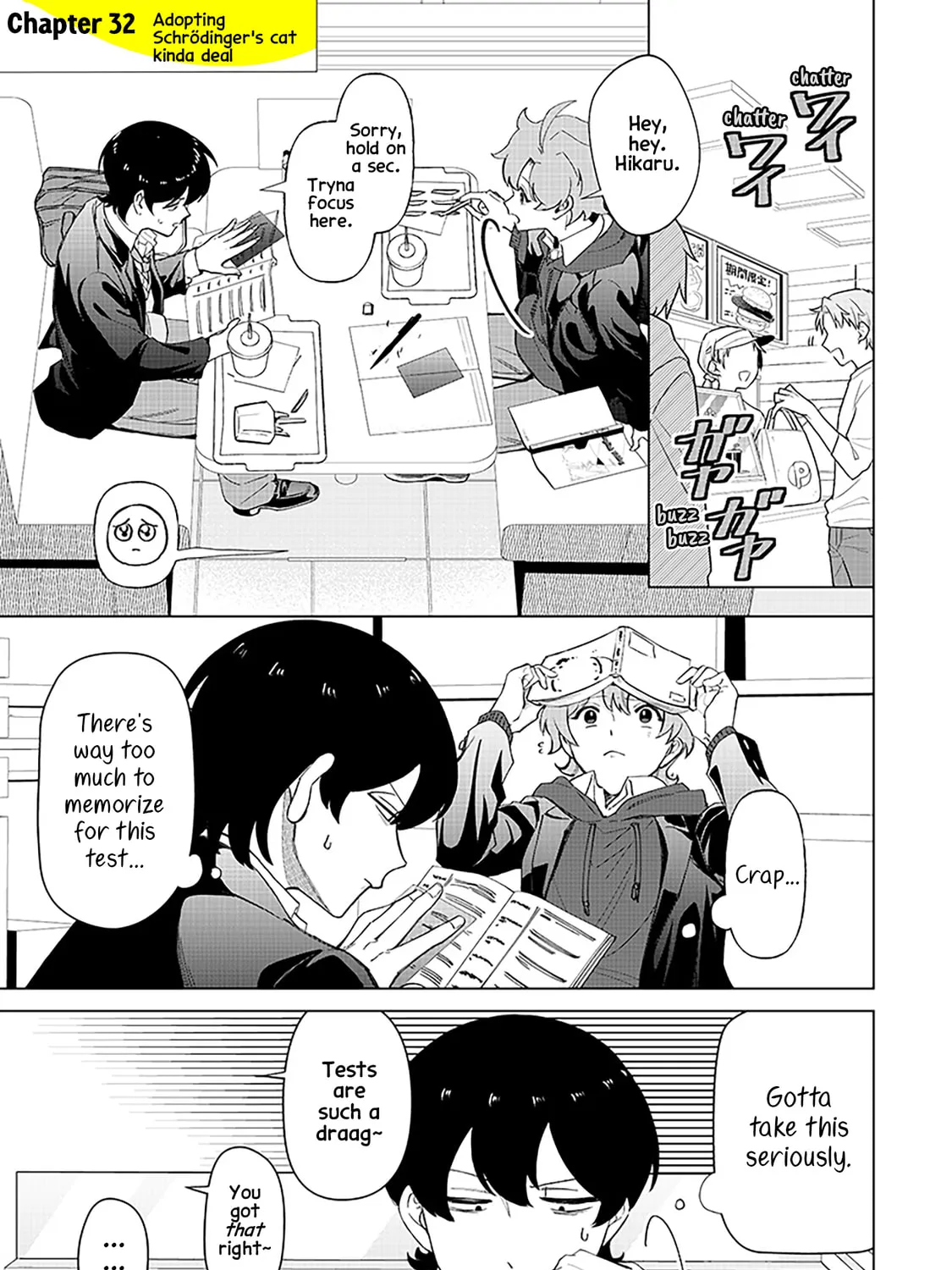 Shiretto Sugee Koto Itteru Gal. Shiritsu Para no Marukoukou no Nichijou - Chapter 32 - Page 1