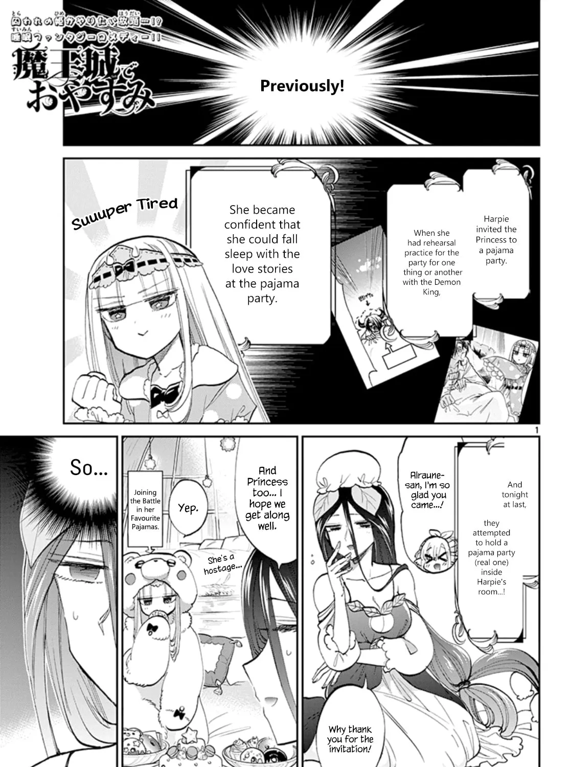 Sleepy Princess in the Demon Castle - Chapter 0.1 - Page 1