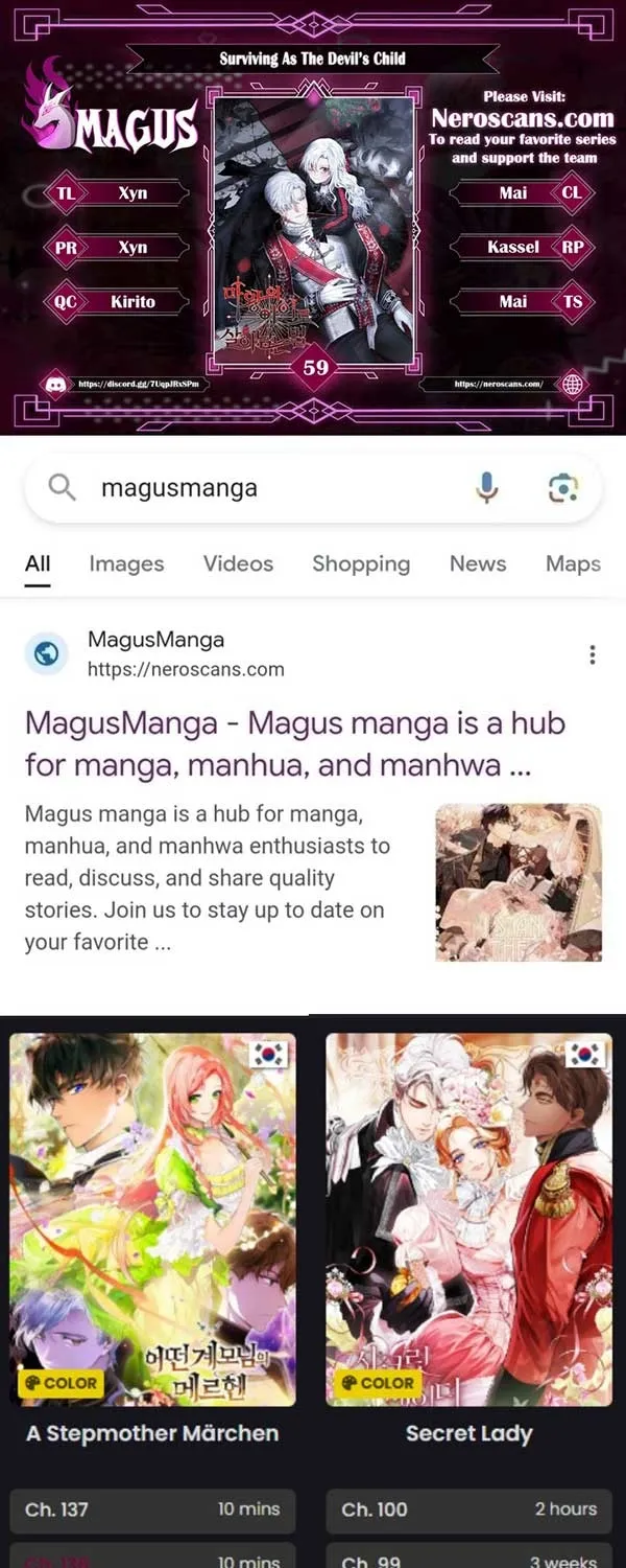 Surviving as the Devil's Child - Chapter 59 - Page 1