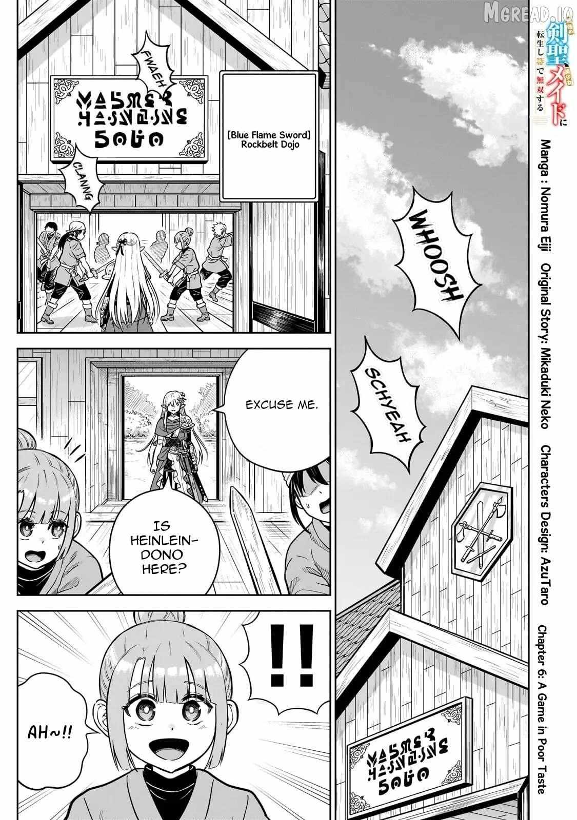 Sword Saint Reborn as a Maid, Ruling with a Broom. - Chapter 6 - Page 1