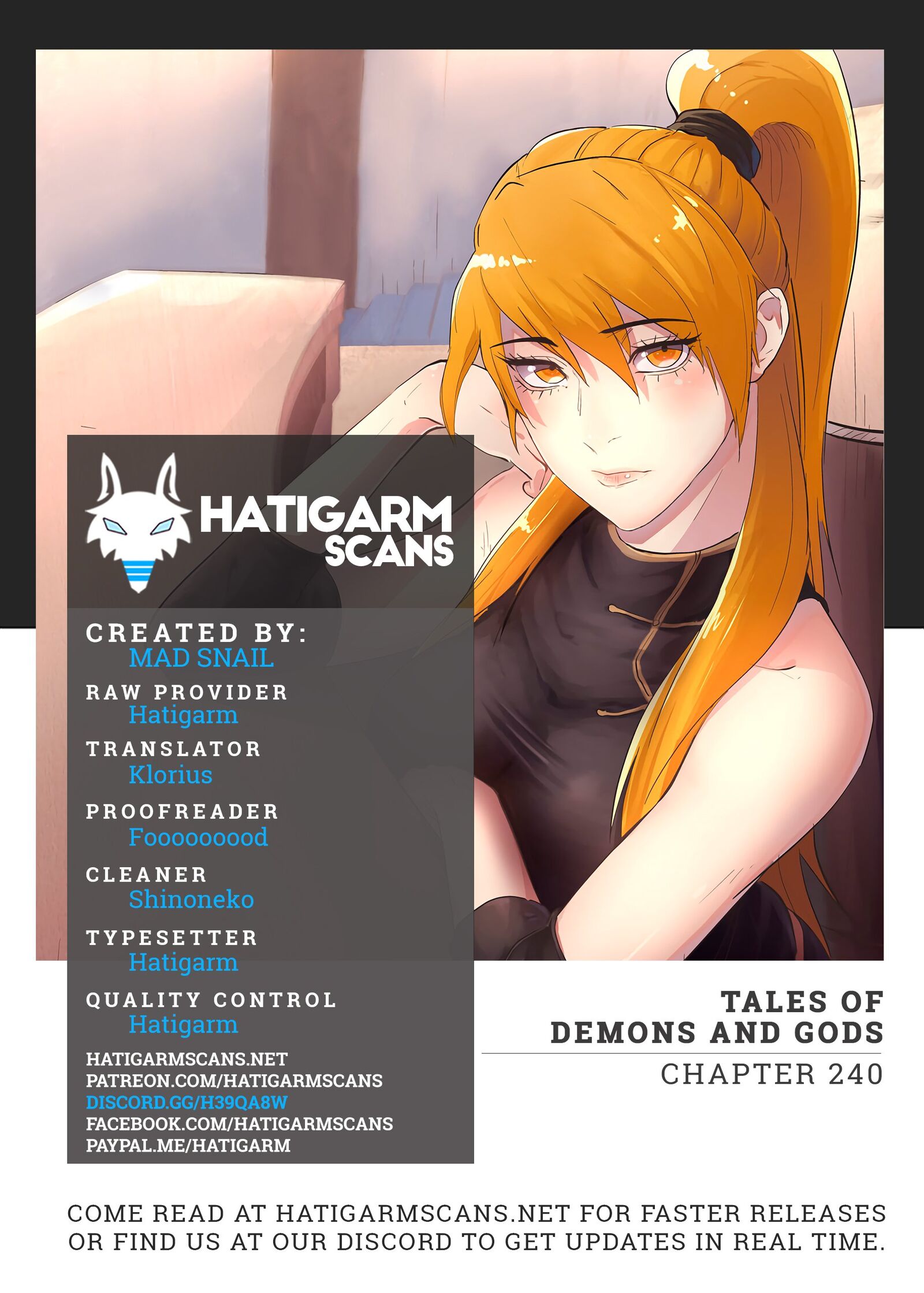 Tales of Demons and Gods Manhua - Chapter 240 - Page 1