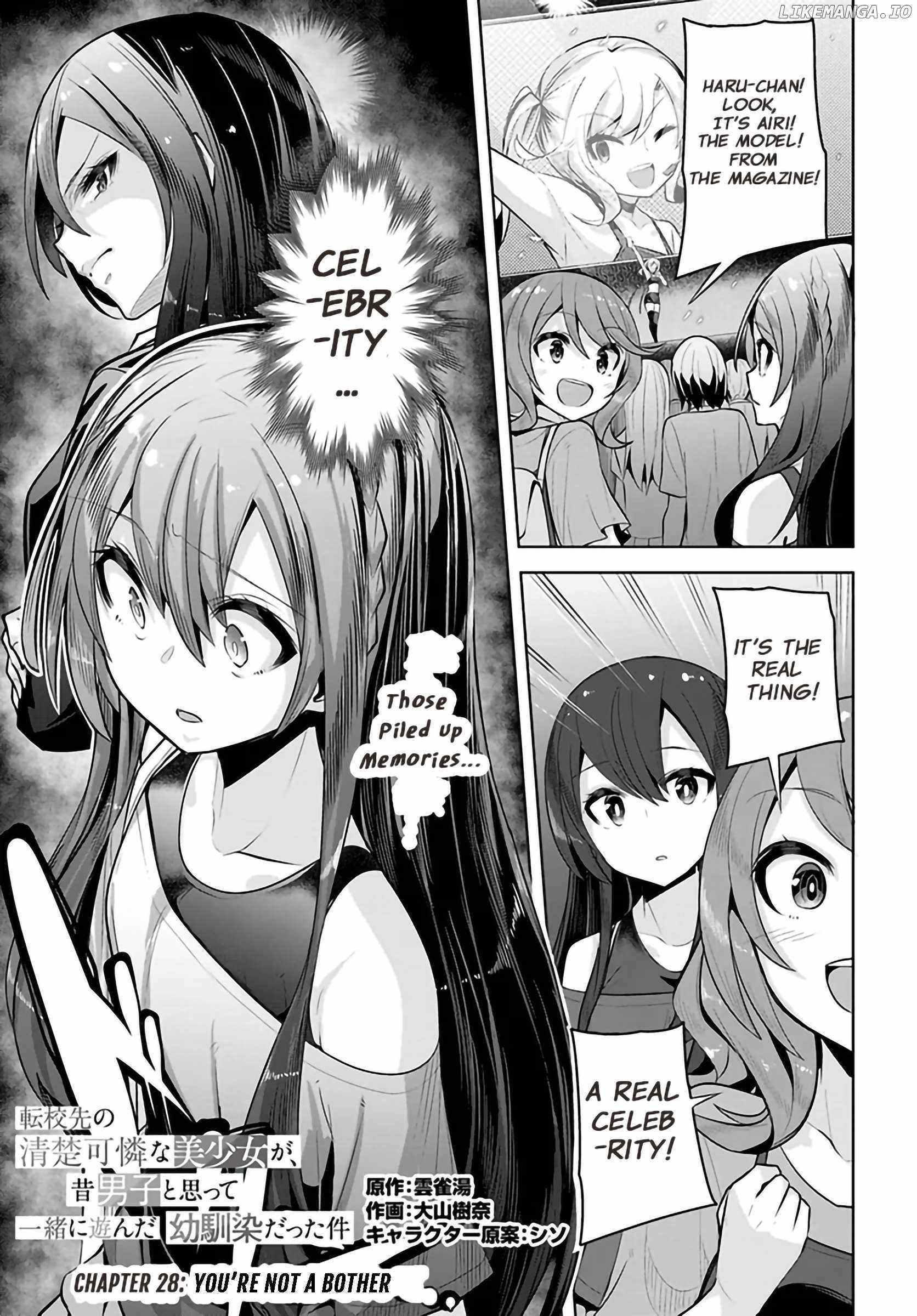 Tenkosaki: The Neat and Pretty Girl at My New School Is a Childhood Friend of Mine Who I Thought Was a Bo - Chapter 28 - Page 1