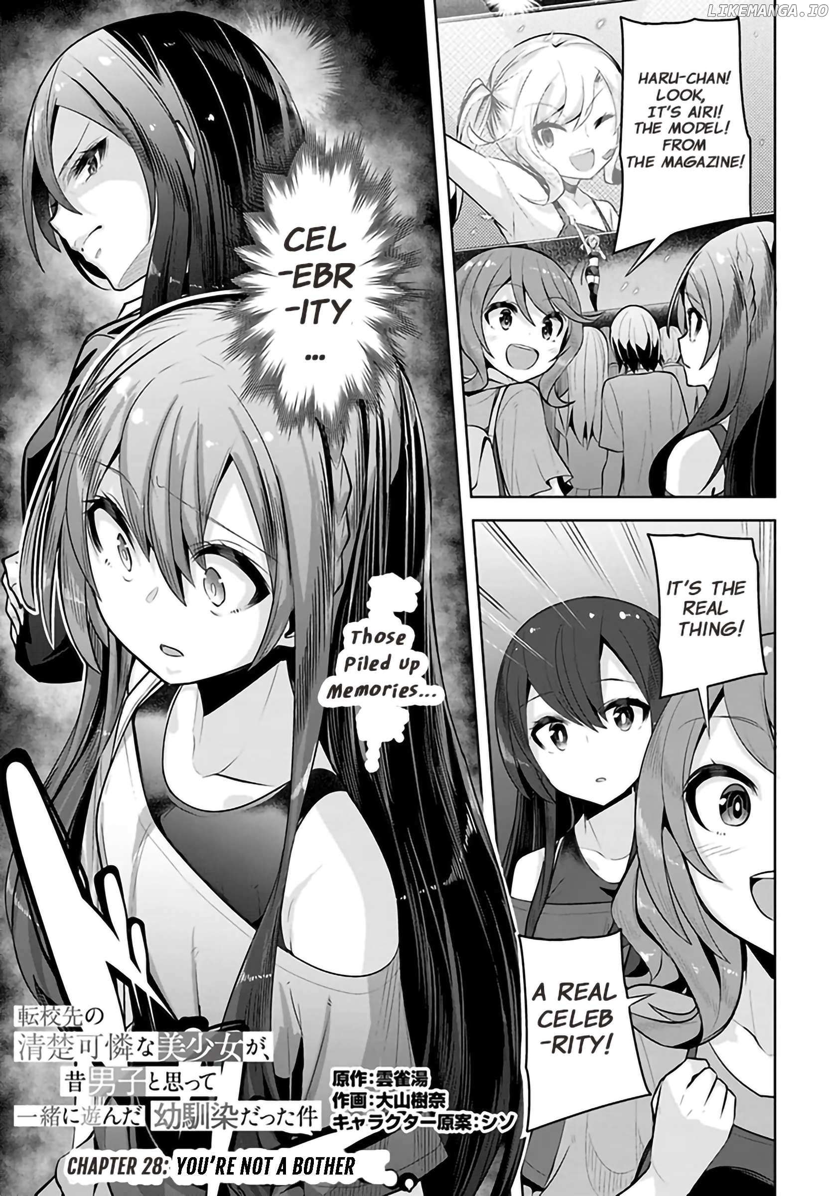 Tenkosaki: The Neat And Pretty Girl At My New School Is A Childhood Friend Of Mine Who I Thought Was A Boy - Chapter 28 - Page 1