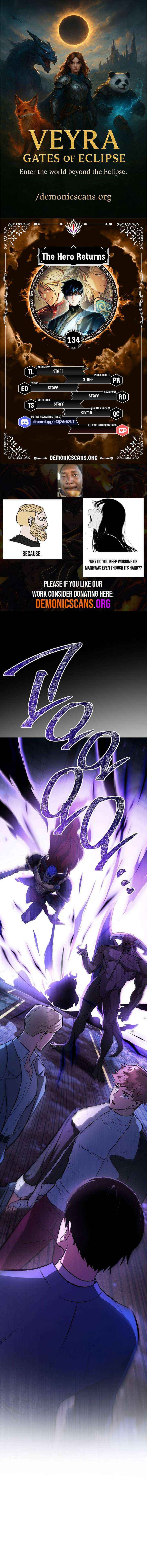 The Hero Returns - Chapter 134 - Page 1