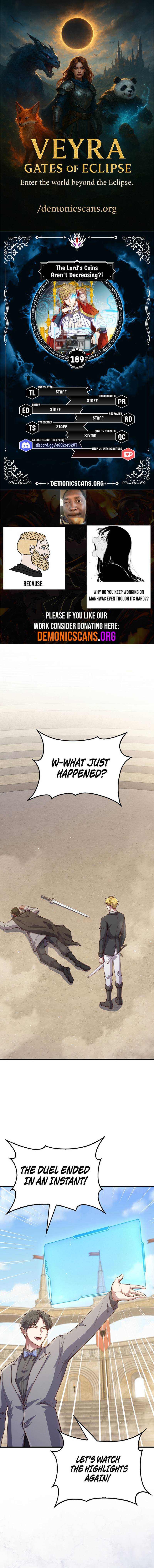 The Lord of Coins - Chapter 189 - Page 1