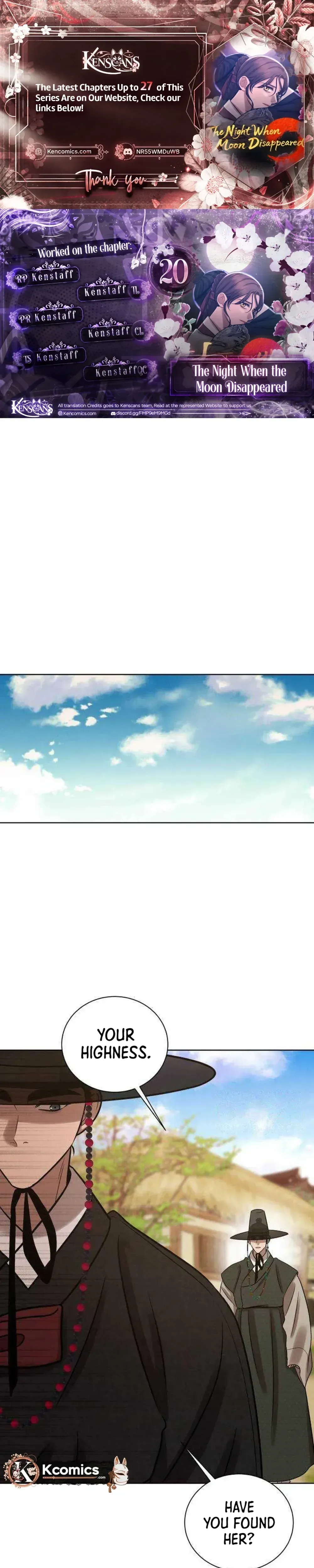 The Night When the Moon Disappeared - Chapter 20 - Page 1