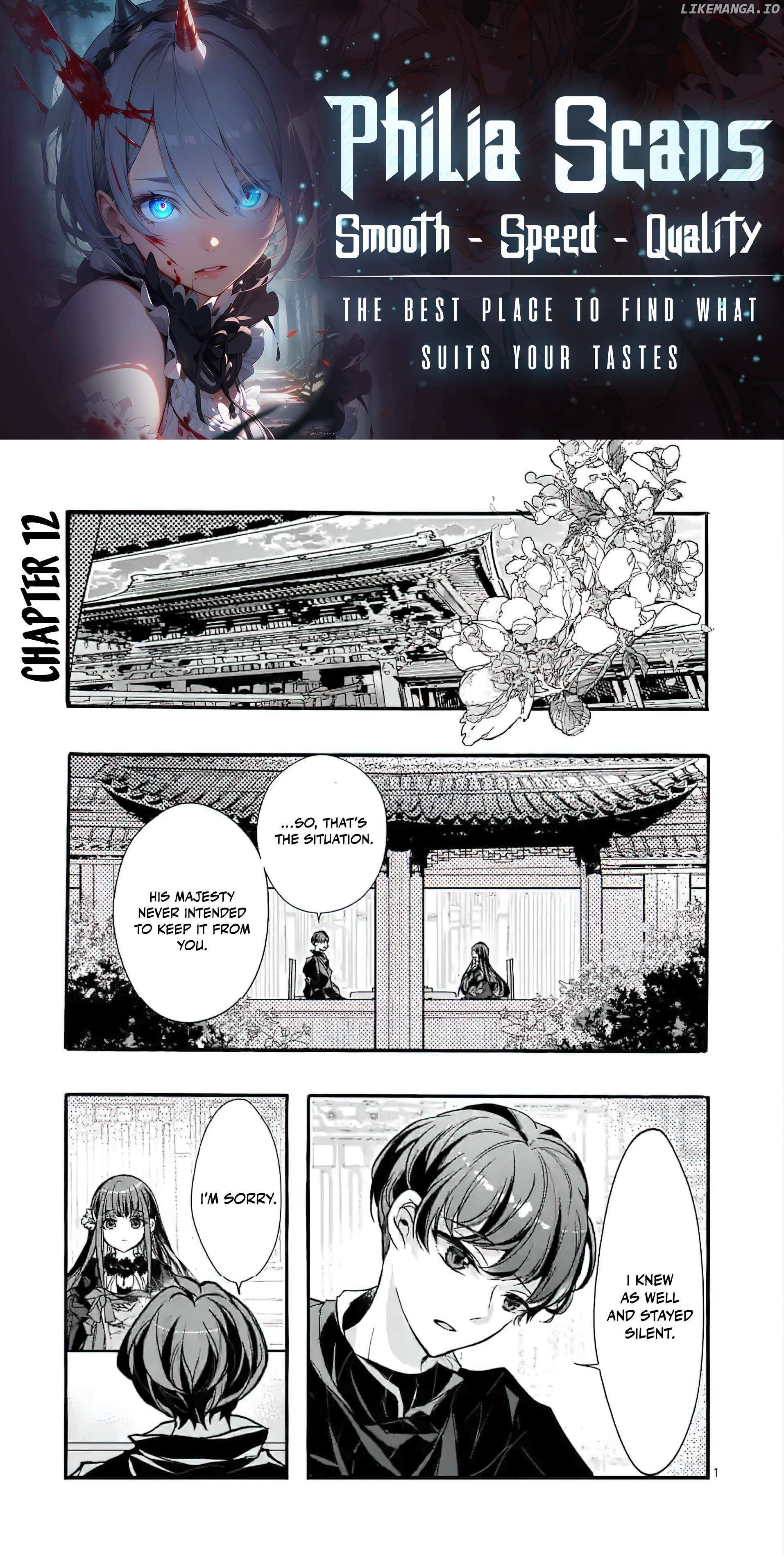 The Rare Villainess Who Was Banished From the Inner Palace Wants A Mofumofu Life With Her Pet Dog in the Detached Palace - Chapter 12.1 - Page 1