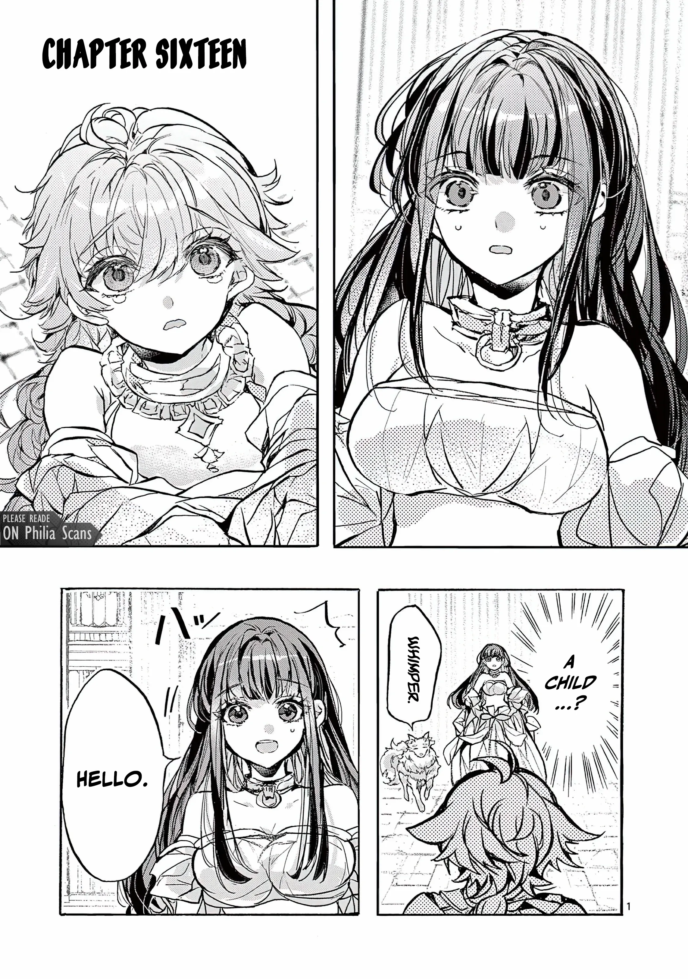 The Rare Villainess Who Was Banished From the Inner Palace Wants A Mofumofu Life With Her Pet Dog in the Detached Palace - Chapter 16 - Page 1
