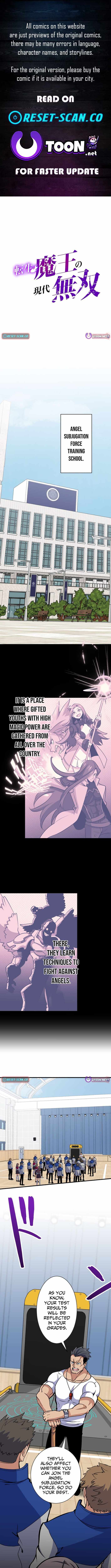 The Reincarnated Demon King Dominates the Modern World - Chapter 3 - Page 1