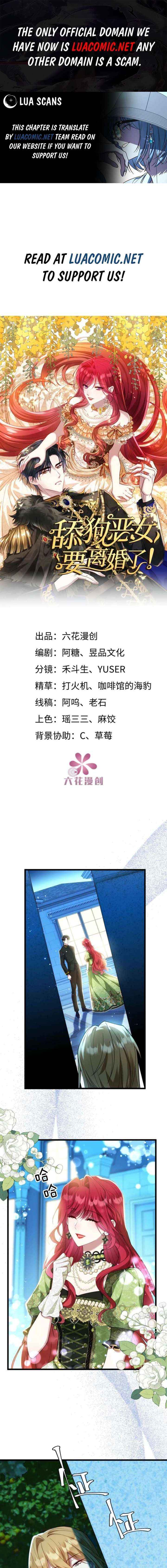 The Simp Villainess Is Getting a Divorce! - Chapter 29 - Page 1