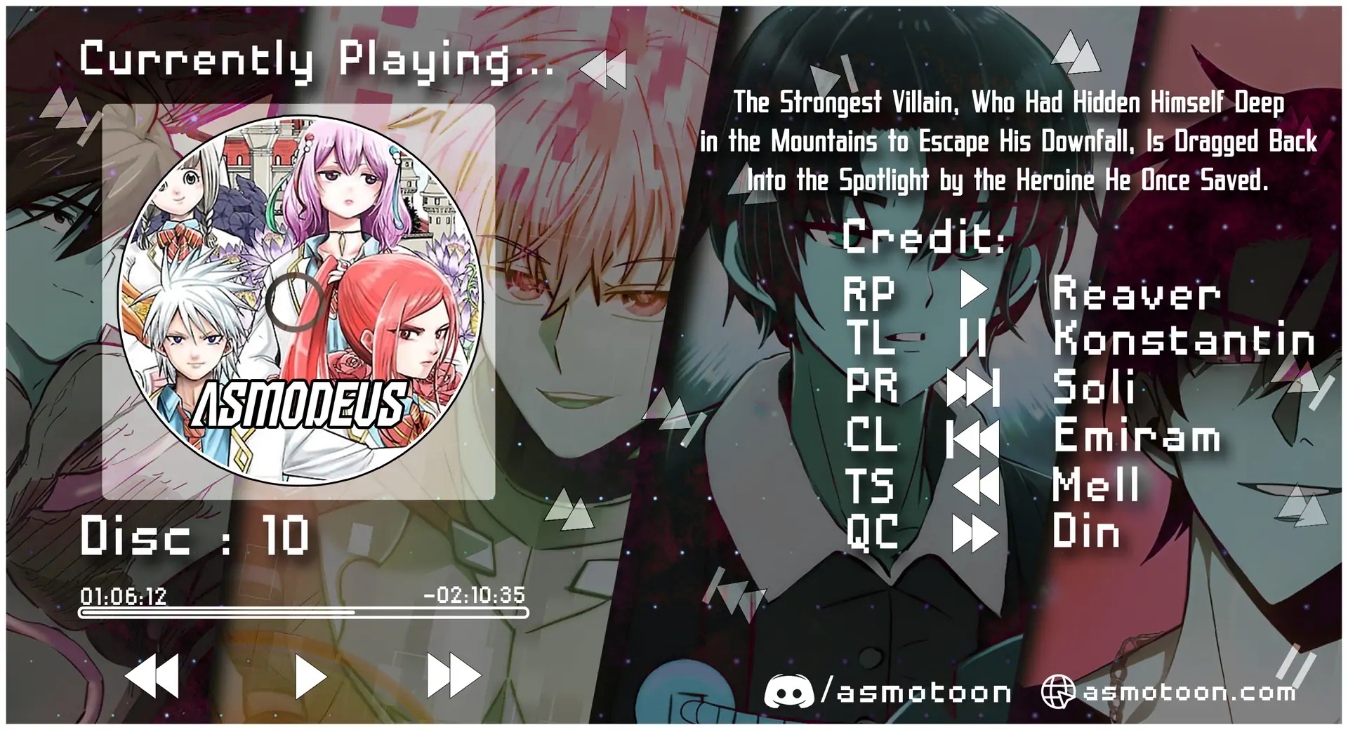 The Strongest Villain, Who Had Hidden Himself Deep in the Mountains to Escape His Downfall, Is Dragged Back Into the Spotlight by the Heroine He Once Saved. - Chapter 10 - Page 1