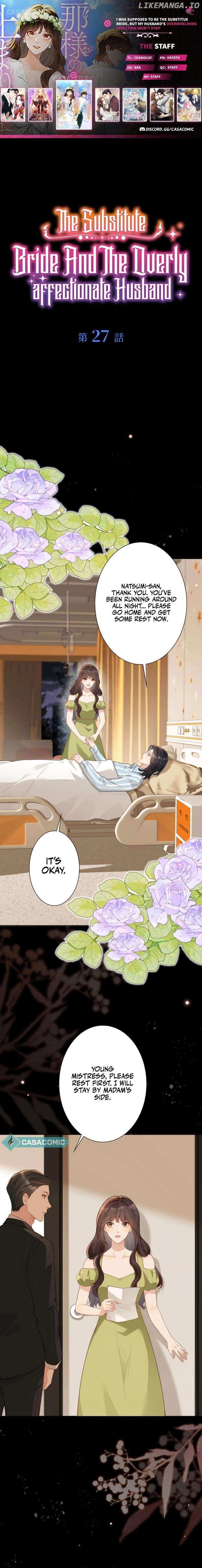 The Substitute Bride And The Overly affectionate Husband - Chapter 27 - Page 1