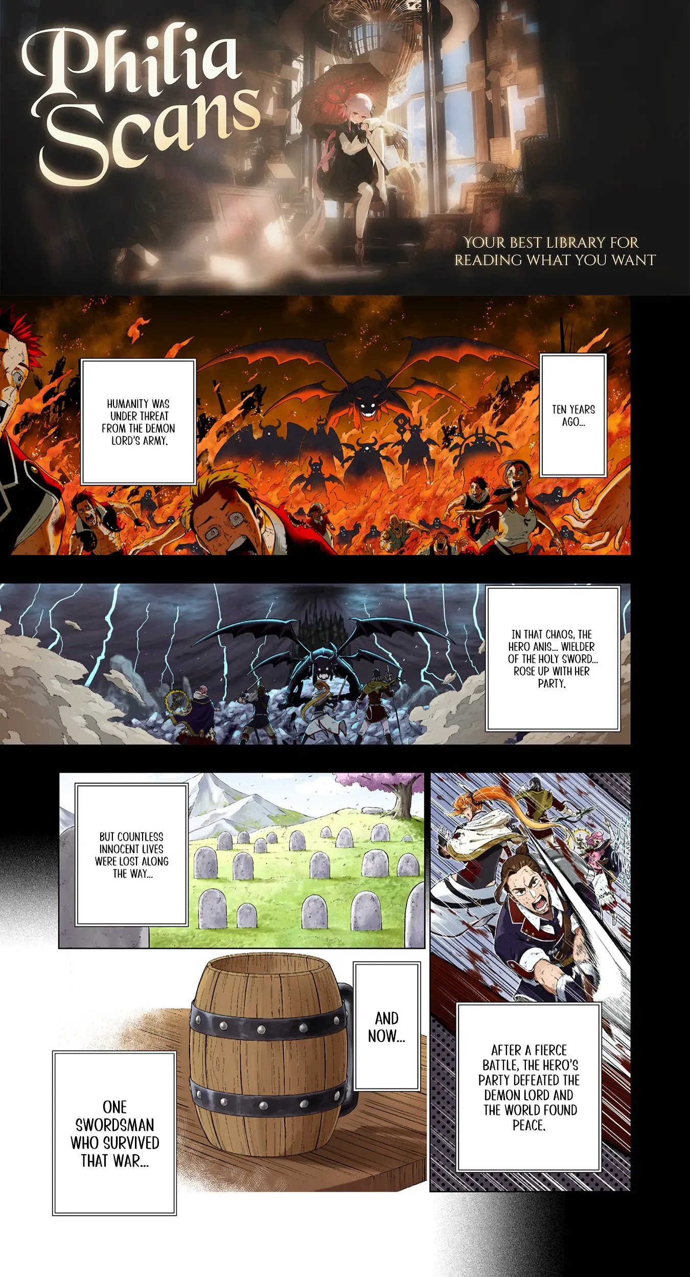 The Swordsman Everyone Looked Down On As Useless Is Actually the Strongest - Chapter 1 - Page 1