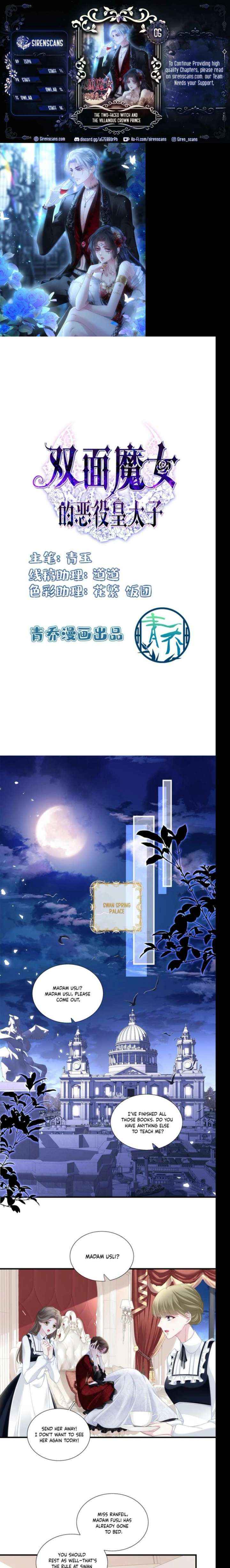 The Two-Faced Witch And The Villainous Crown Prince - Chapter 6 - Page 1