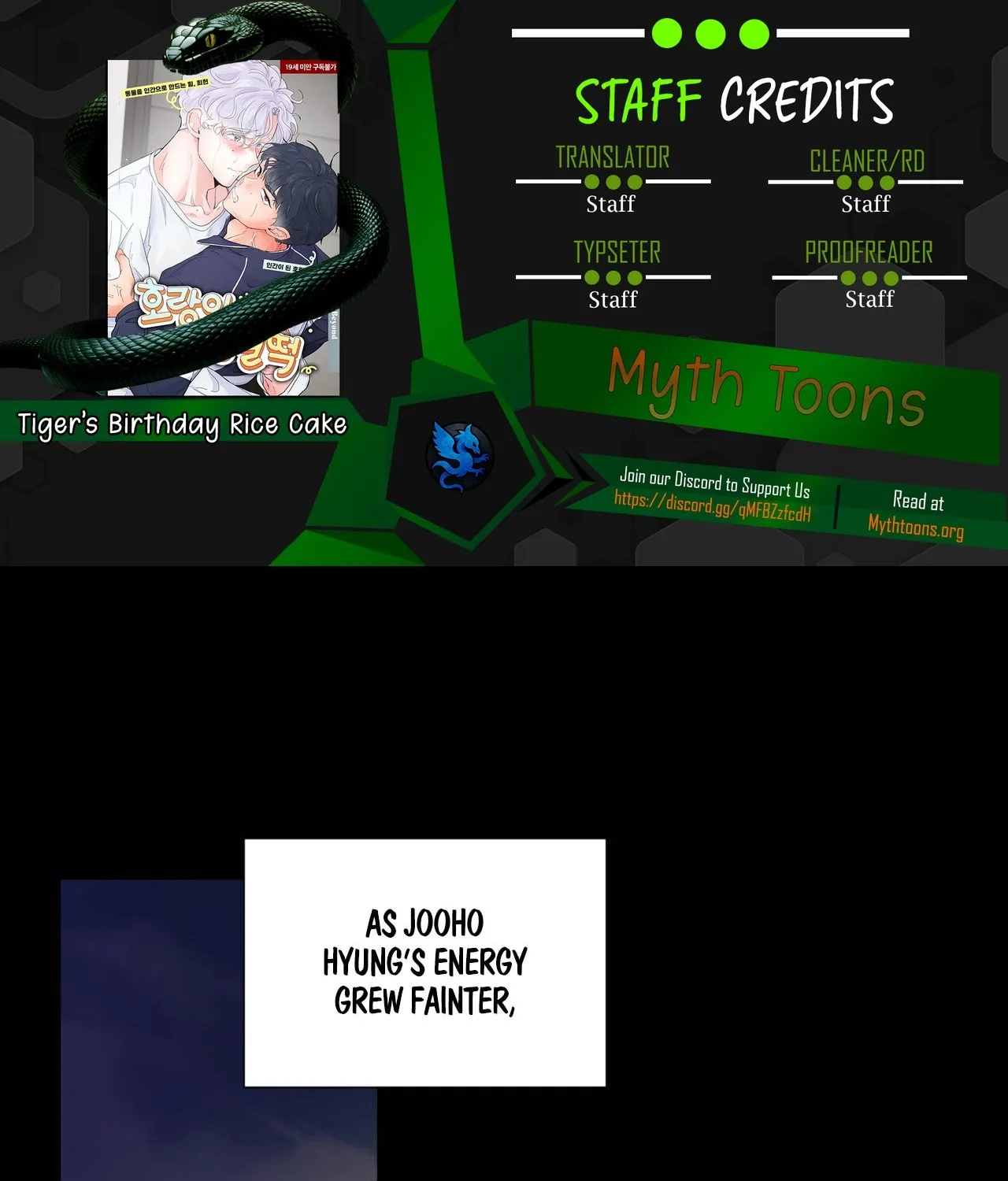 Tiger's Birthday Rice Cake - Chapter 10 - Page 1