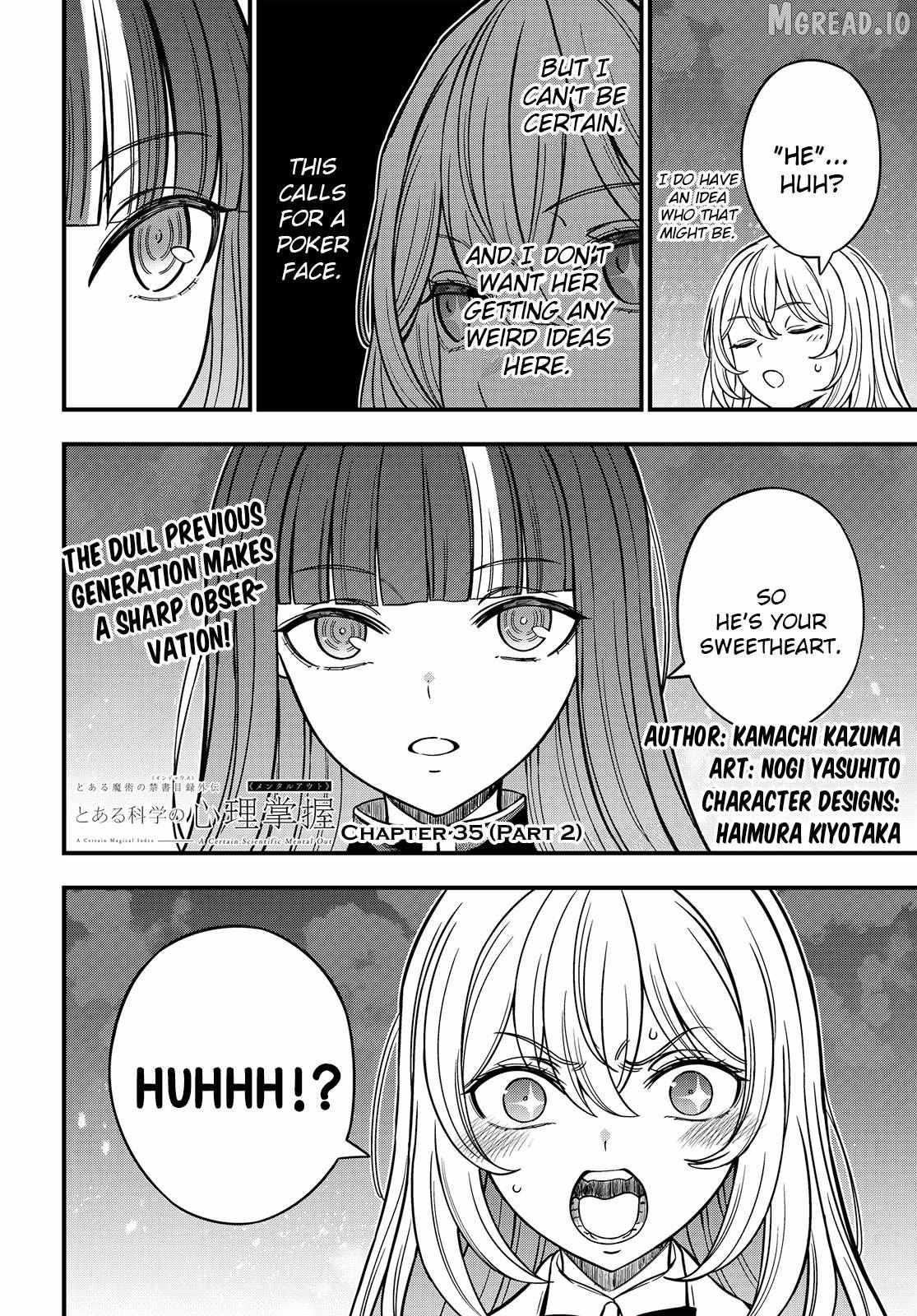 Toaru Kagaku no Mental Out - Chapter 35.2 - Page 1