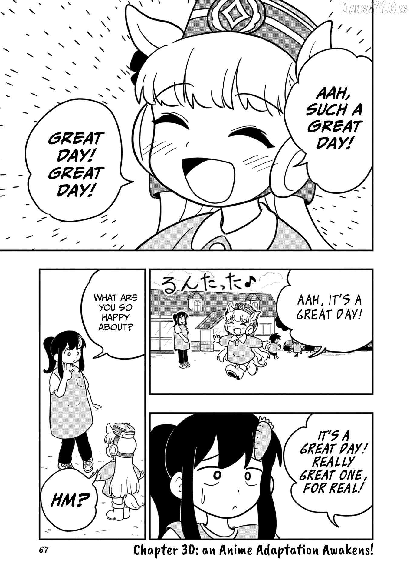 Uma Musume Pretty Derby Pisupisu☆Supisupi Golshi-Chan - Chapter 30 - Page 1