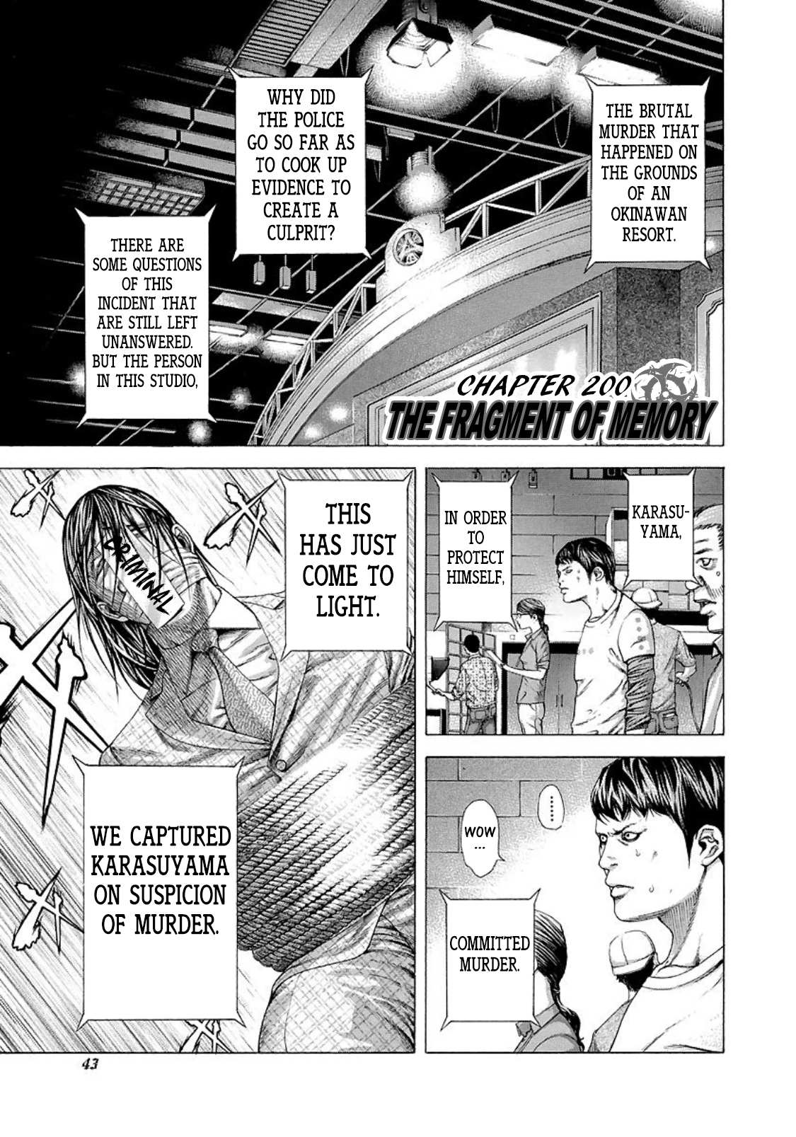 Usogui - Vol.19 Chapter 200: The Fragment Of Memory - Page 1