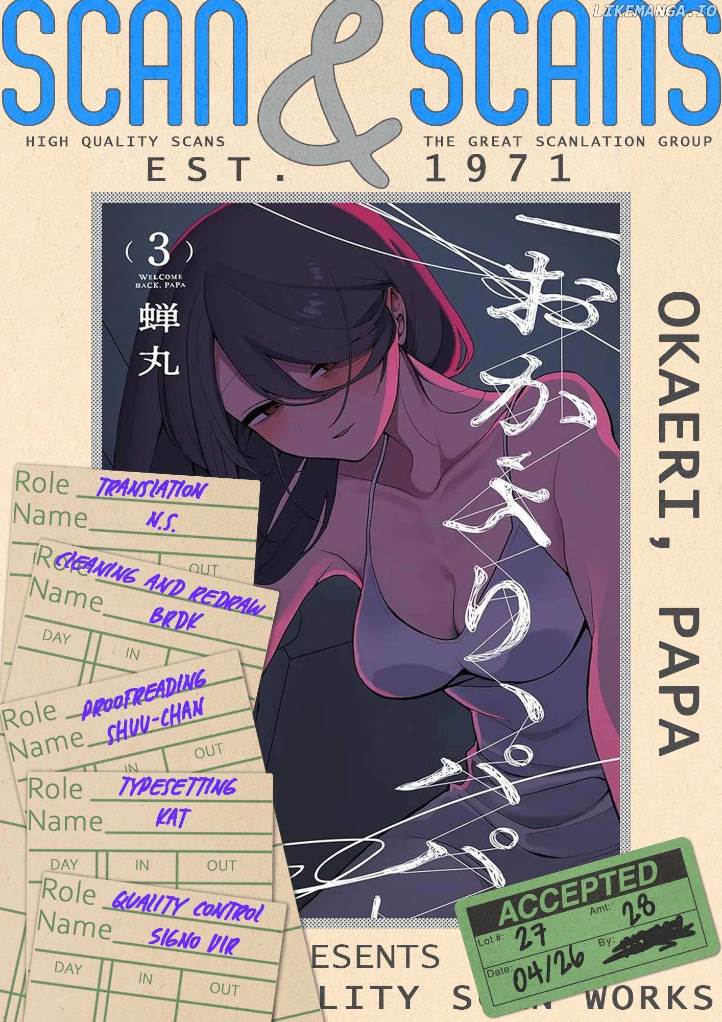 Welcome Back, Papa - Chapter 27 - Page 1