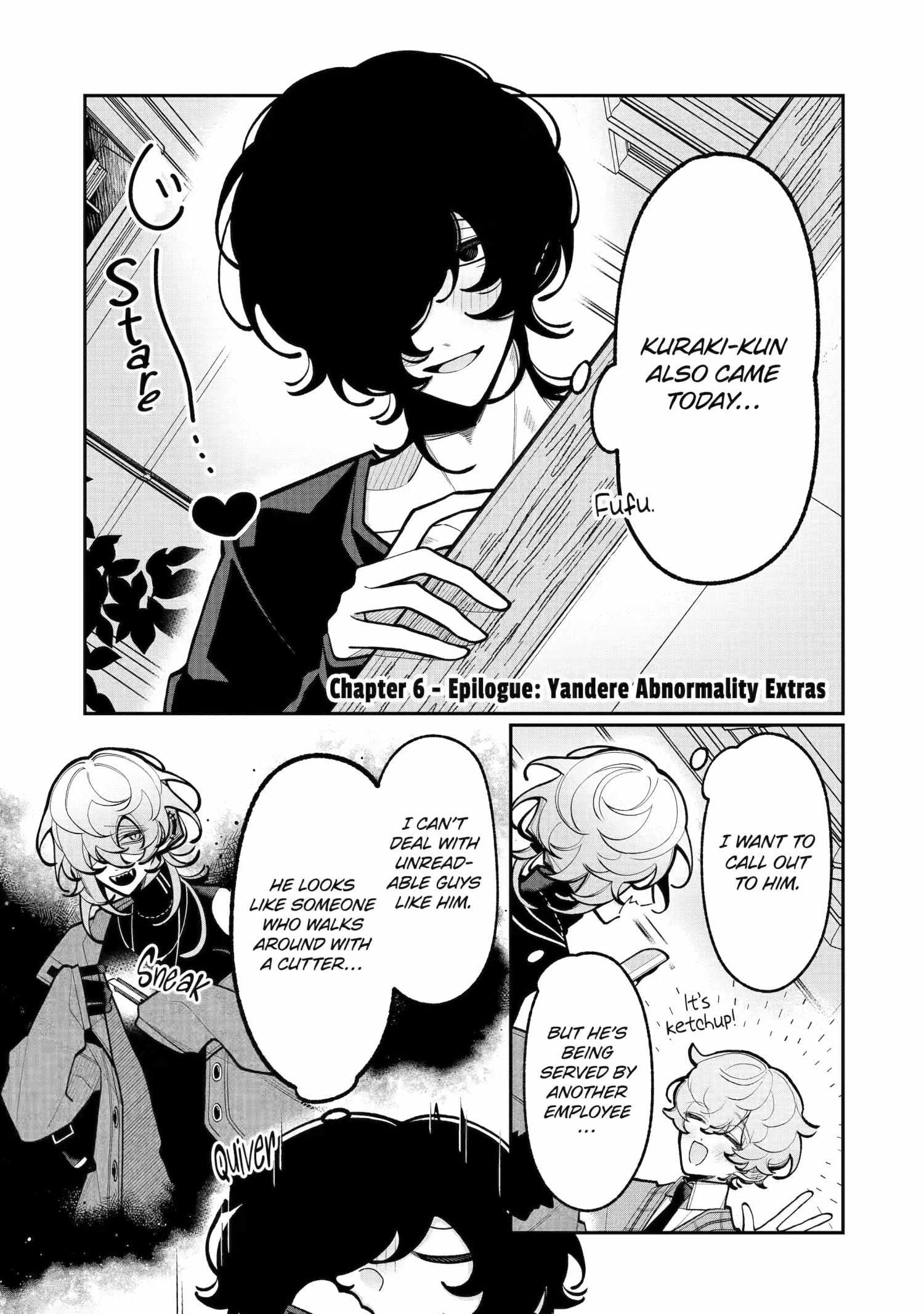 Welcome to The Yandere Cafe - Chapter 6.5 - Page 1