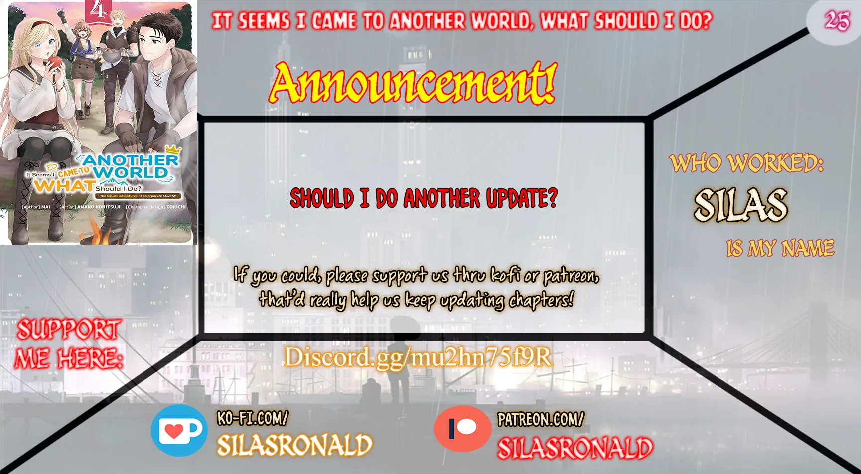 What Should I Do in Different World? - Chapter 25 - Page 1