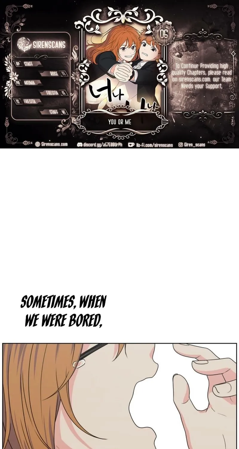 You or Me - Chapter 6 - Page 1